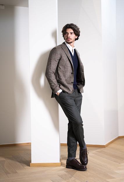 BARBA Jacket Jimmy Green Check